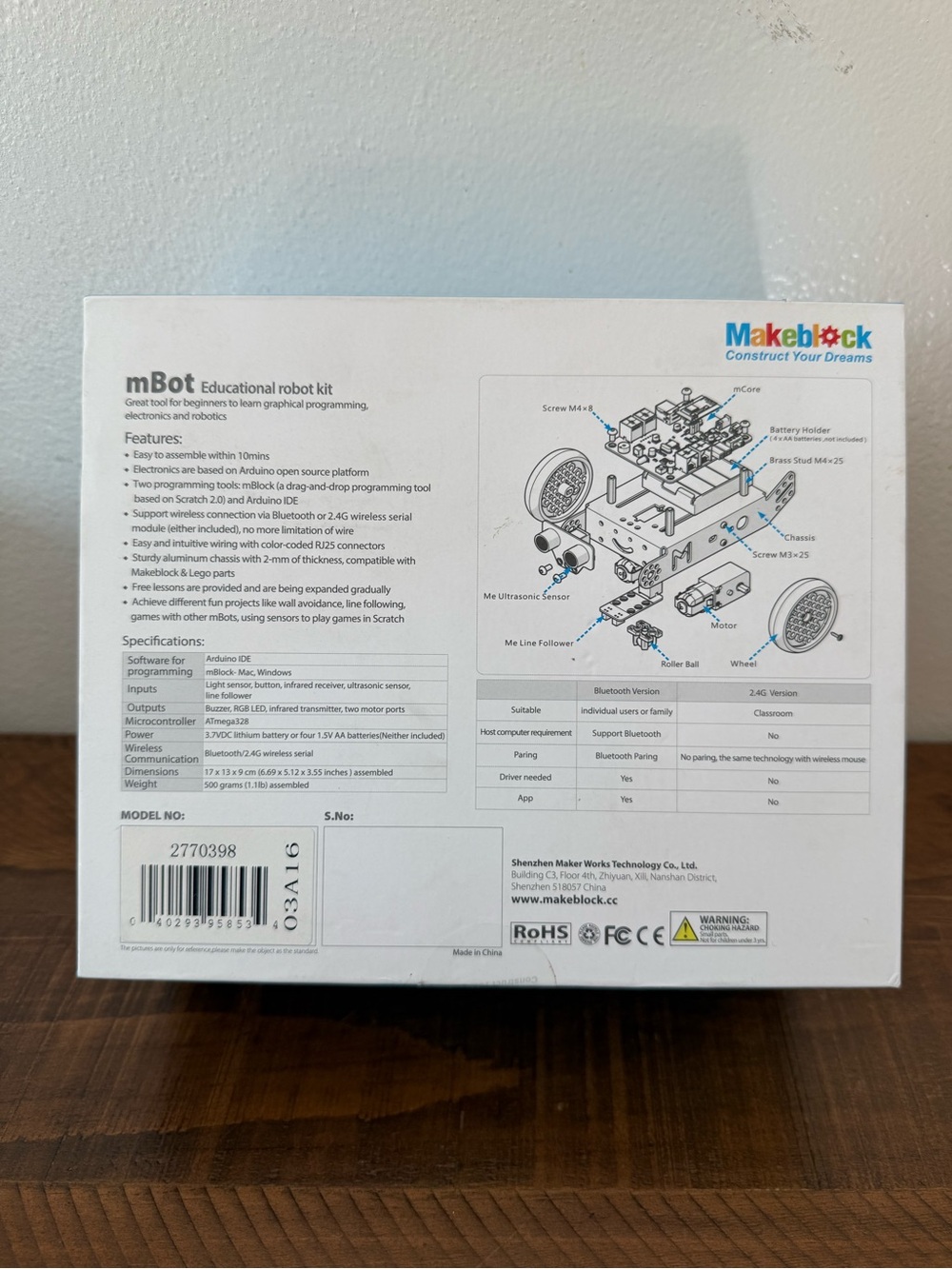 Makeblock mBot Educational Robot Kit (Bluetooth Version) - Picture 2 of 14